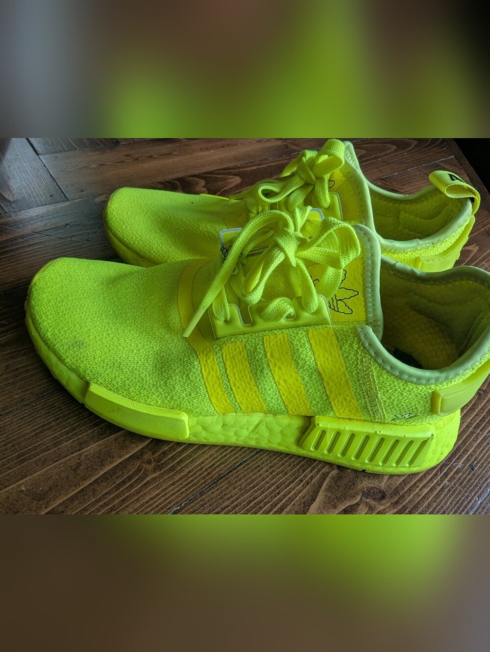 Adidas Nmd R Solar Yellow Neon  Women's Sneakers